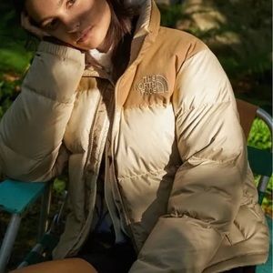North Face :: nuptse cream puffer!